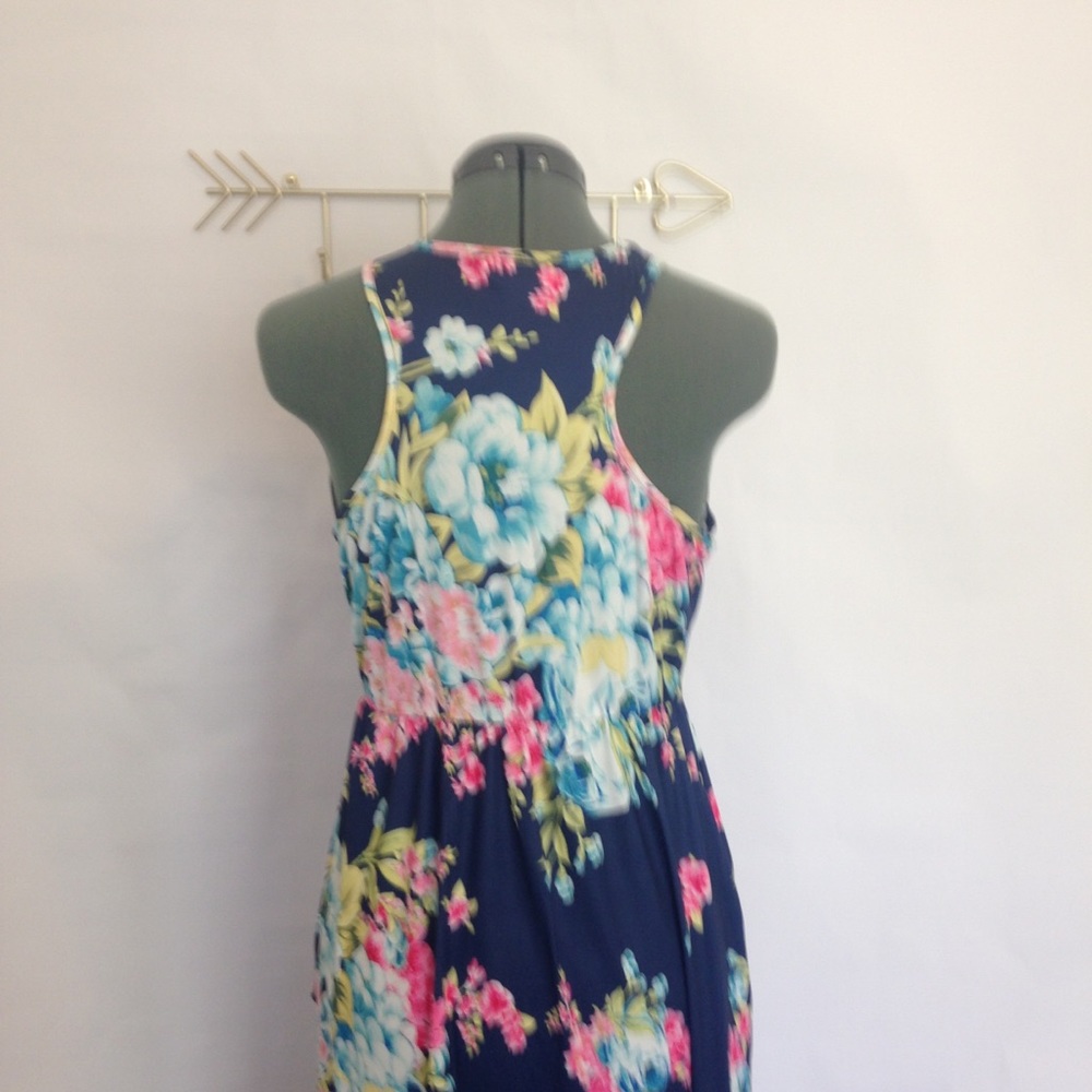 Lilly Posh Maxi Floral Dress with Pockets NWOT - Picture 5 of 6